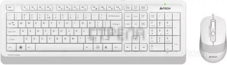 Клавиатура + мышь A4Tech Fstyler F1010 (белый/серый)