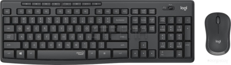 Клавиатура + мышь Logitech MK295 Silent (графитовый, нет кириллицы)