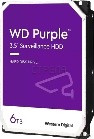 Жесткий диск Western Digital Purple 6TB WD64PURZ